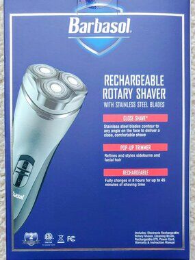 Barbasol Rechargeable Rotary Shaver